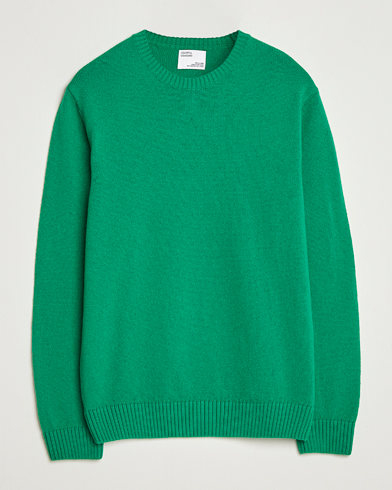 Colorful Standard Classic Merino Wool Crew Neck Kelly Green – Verde