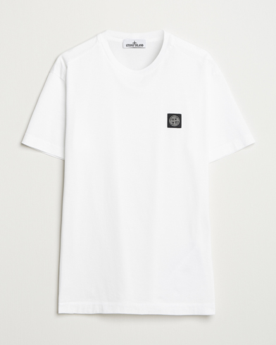 Stone Island Garment Dyed Cotton Jersey T-Shirt White – Blanco