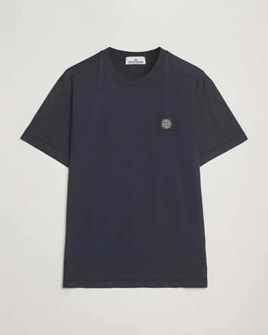 Stone Island Garment Dyed Cotton Jersey T-Shirt Navy – Azul