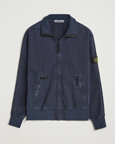 Stone Island Organic Panama Cotton Track Jacket Ink – Azul