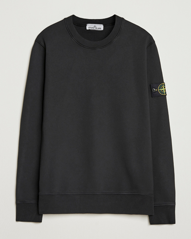 Stone Island Garment Dyed Fleece Sweatshirt Black – Negro
