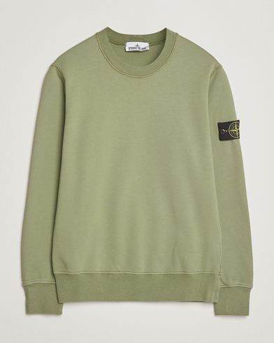 Stone Island Garment Dyed Fleece Sweatshirt Sage – Verde