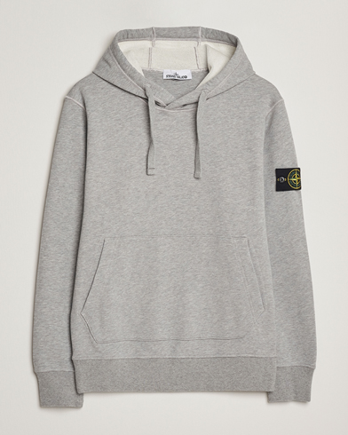 Stone Island Garment Dyed Fleece Hood Grey Melange – Gris