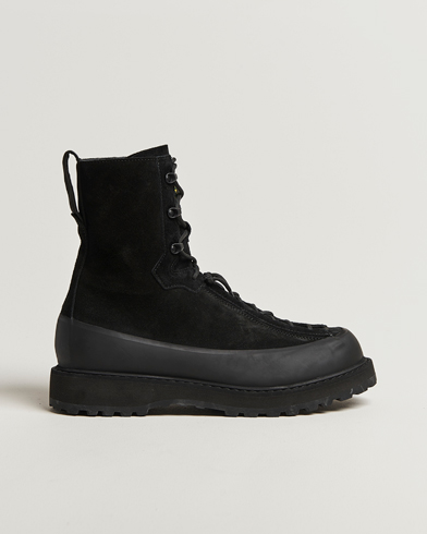 Stone Island Suede Hiking Boots Black – Negro