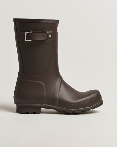 Hunter Boots Original Short Boot Dark Brown – Marrón