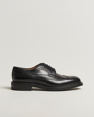 Loake Shoemakers Sovereign Longwing Derby Black – Negro
