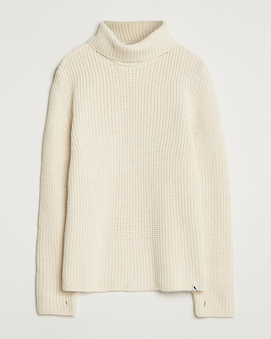 Peregrine Wilkinson Knitted Merino Rollneck Ecru – Blanco