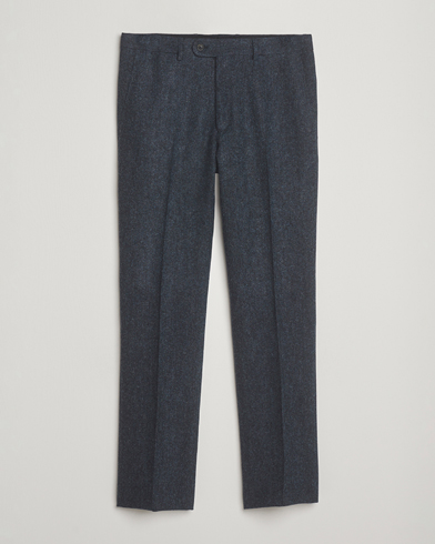 Walker Slater Edward Shetland Wool Donegal Trousers Navy – Azul