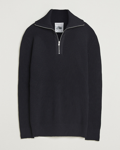 Polo Ralph Lauren Textured Half-Zip Blue Hyacinth Heather en