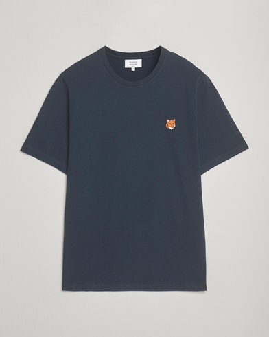 Maison Kitsuné Fox Head T-Shirt Classic Navy – Azul