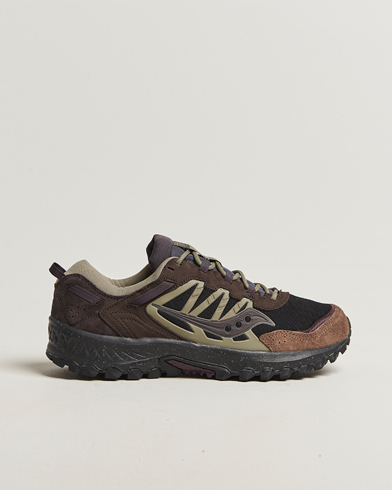 Saucony Grid Peak Trail Sneaker Black/Wine – Negro
