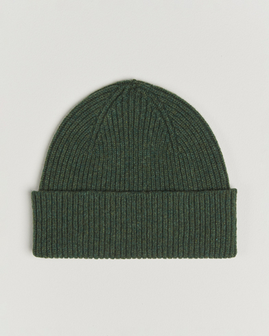 Robert Mackie Clyde Lambswool Beanie Green – Verde