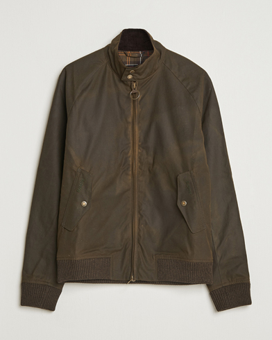 Baracuta Barbour x Porton Waxed Jacket Olive – Verde