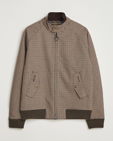 Baracuta Barbour x Porton Houndstooth Jacket Brown – Marrón