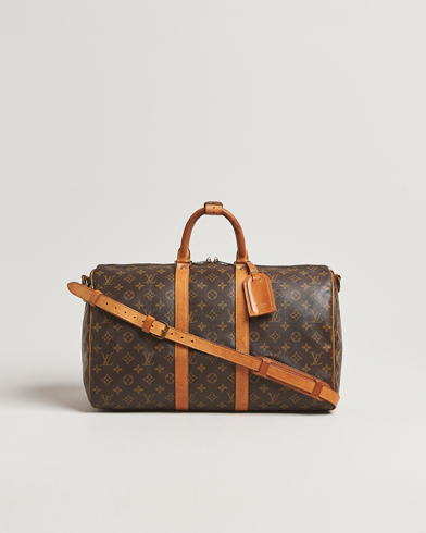 Louis Vuitton Pre-Owned Keepall Bandoulière 45 Monogram – Marrón