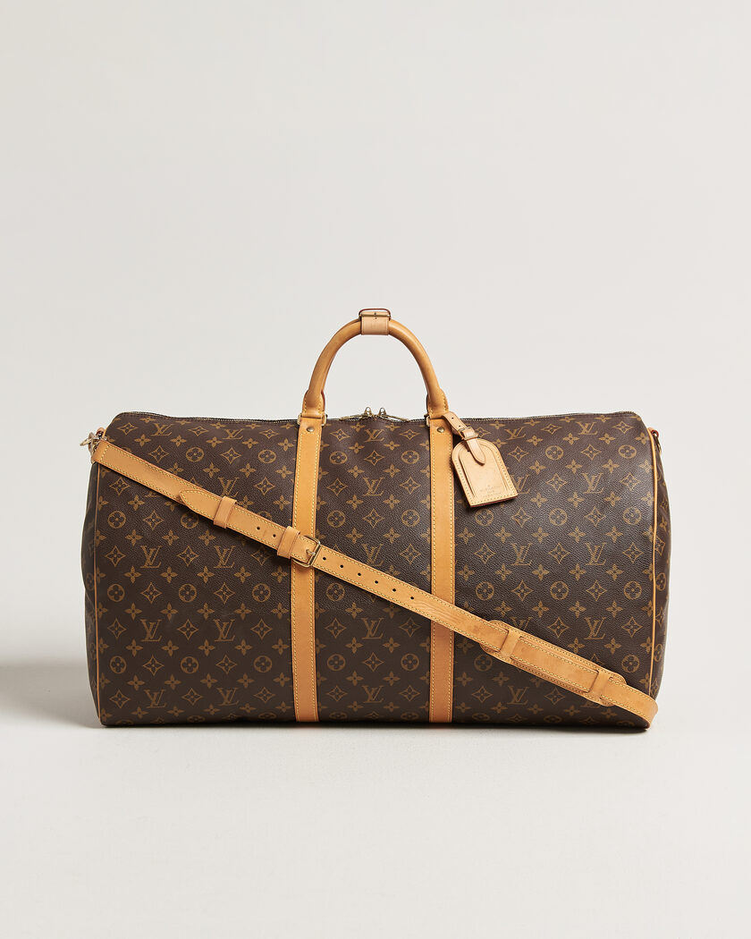 Louis Vuitton Pre-Owned Keepall Bandoulière 60 Monogram – Marrón