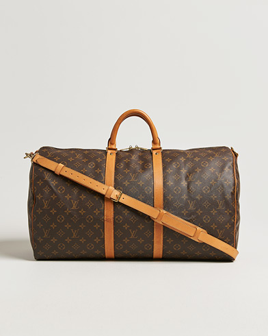 Louis Vuitton Pre-Owned Keepall Bandoulière 55 Monogram – Marrón
