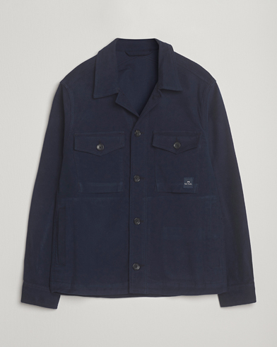 PS Paul Smith Cotton Shirt Jacket Blue – Azul