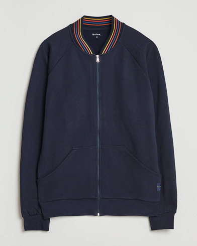 Paul Smith Artist Rib Full Zip Navy – Azul
