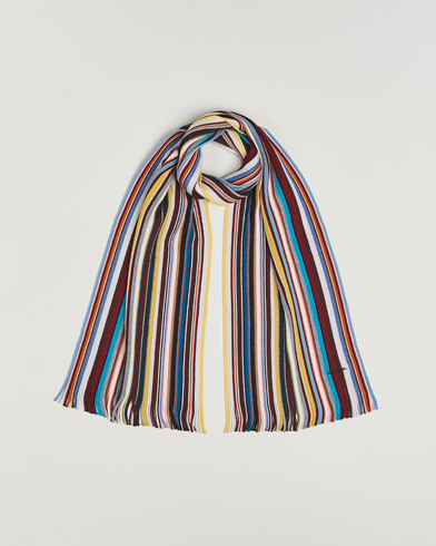 Paul Smith Merino Wool Signature Scarf Multi – Multicolor