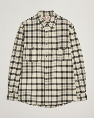 Filson Checked Alaskan Guide Shirt Cream/Grey – Blanco