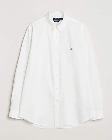 Polo Ralph Lauren Custom Fit Stretch Poplin Shirt White – Blanco