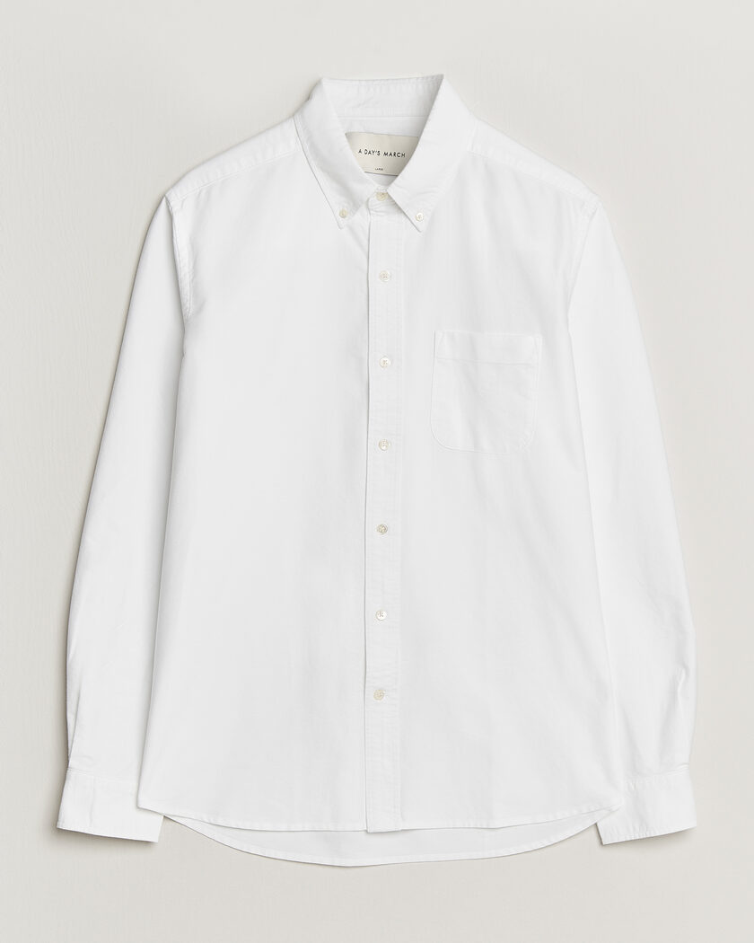 A Day's March Classic Oxford Shirt White – Blanco