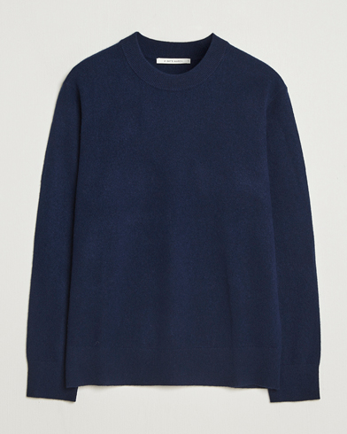 A Day's March Marlow Cashmere Blend Sweater Navy – Azul