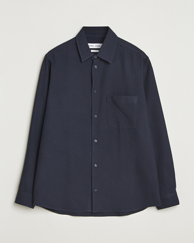 Samsøe Samsøe Damon Overshirt Salute Navy – Azul