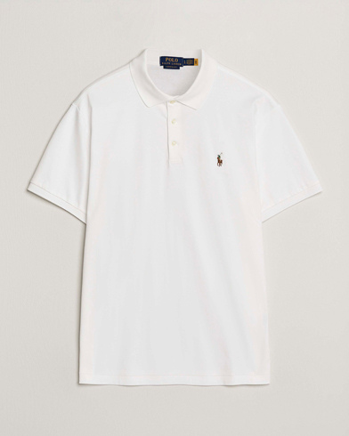 Polo Ralph Lauren Custom Slim Fit Cotton Polo White – Blanco