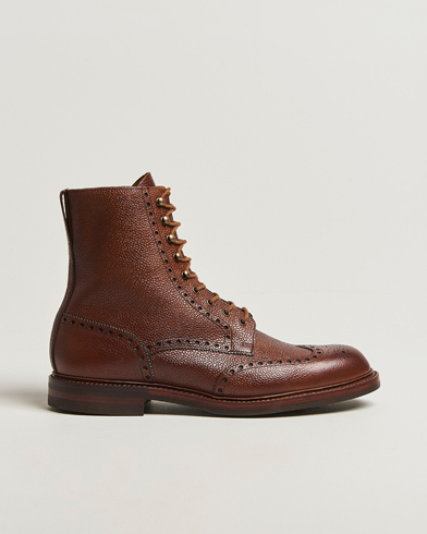 Crockett & Jones Islay Boot Tan Scotch Grain Calf – Marrón