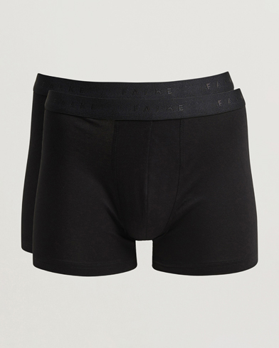 Falke 2-Pack Cotton Boxer Briefs Black – Negro