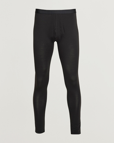 Falke Clima Wool Long Tights Black – Negro