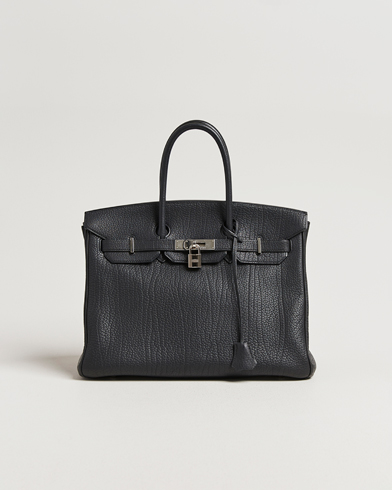 Hermès Pre-Owned Birkin 35 Fjord Leather Black – Negro