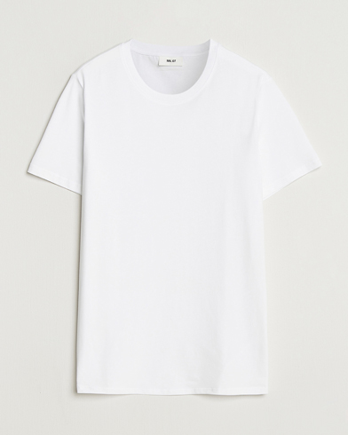 NN07 Percy Crew Neck T-Shirt White – Blanco