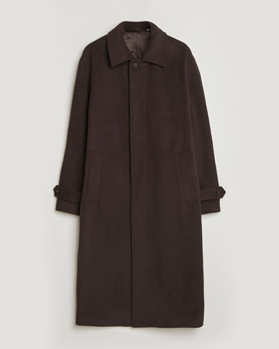 NN07 Gibson Wool Coat Demitasse Brown – Marrón
