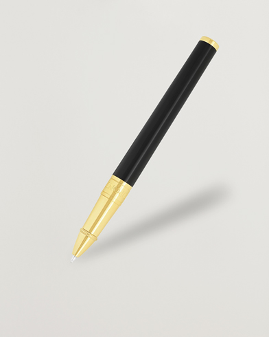S.T. Dupont D-Initial Rollerball Pen Black/Golden – Negro