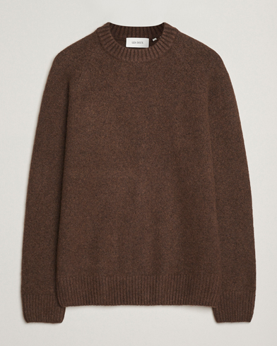LES DEUX Gilbert Crew Neck Knit Slate Brown – Marrón