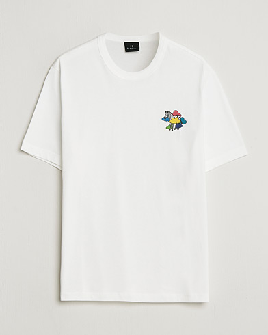 PS Paul Smith Cloud Zebra Printed T-Shirt White – Blanco