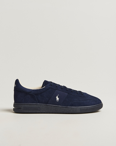 Polo Ralph Lauren Bedford Suede Sneaker Tonal Navy – Azul