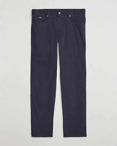 BOSS BLACK Re.Maine Cotton 5-Pocket Pants Dark Blue – Azul