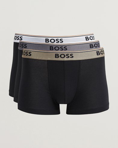 BOSS BLACK 3-Pack Trunk Black – Negro