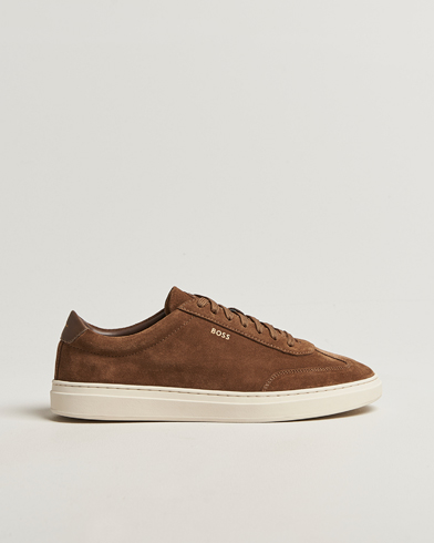 BOSS BLACK Kieran Suede Sneaker Medium Beige – Marrón