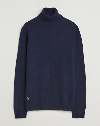 Polo Ralph Lauren Cotton/Wool Rollneck Hunter Navy – Azul