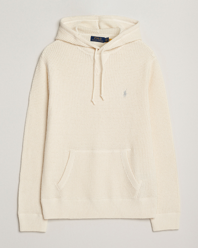 Polo Ralph Lauren Cotton/Wool Hoodie Andover Cream – Blanco