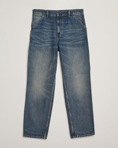 Carhartt WIP Single Knee Pants Worn Used Wash – Azul