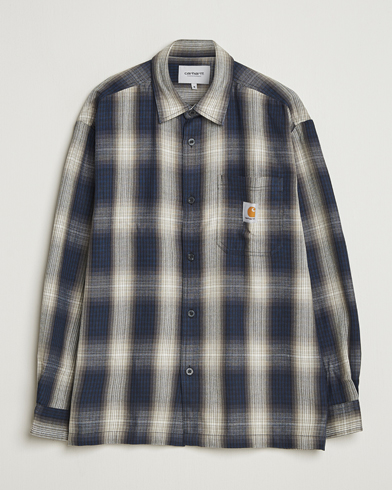 Carhartt WIP Harlin Checked Shirt Jupiter – Gris