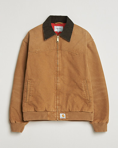 Carhartt WIP OG Santa Fee Jacket Hamilton Brown Grind Washed – Marrón