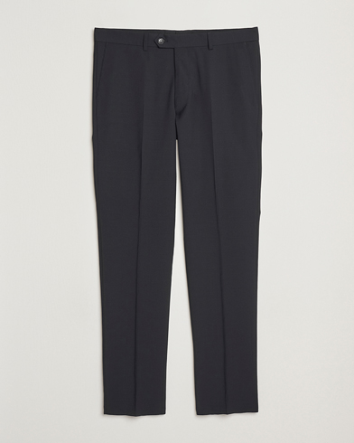 Oscar Jacobson Denz Wool Blend Trousers Black – Negro