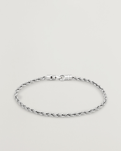 Tom Wood Rope Bracelet Silver – Plata